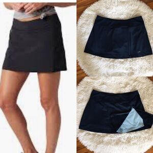 Champion thigh zip slit active shorts under skirt